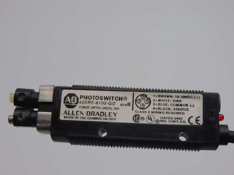 ALLEN BRADLEY 42SRF-6103-QD SER. B 10-30VDC UNMP