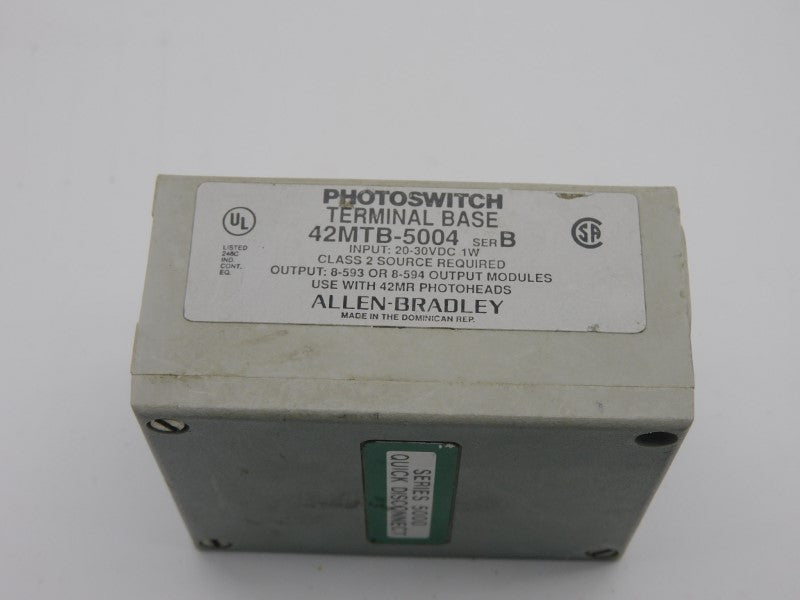 ALLEN BRADLEY 42MTB-5004 SER. B 20-30VDC UNMP