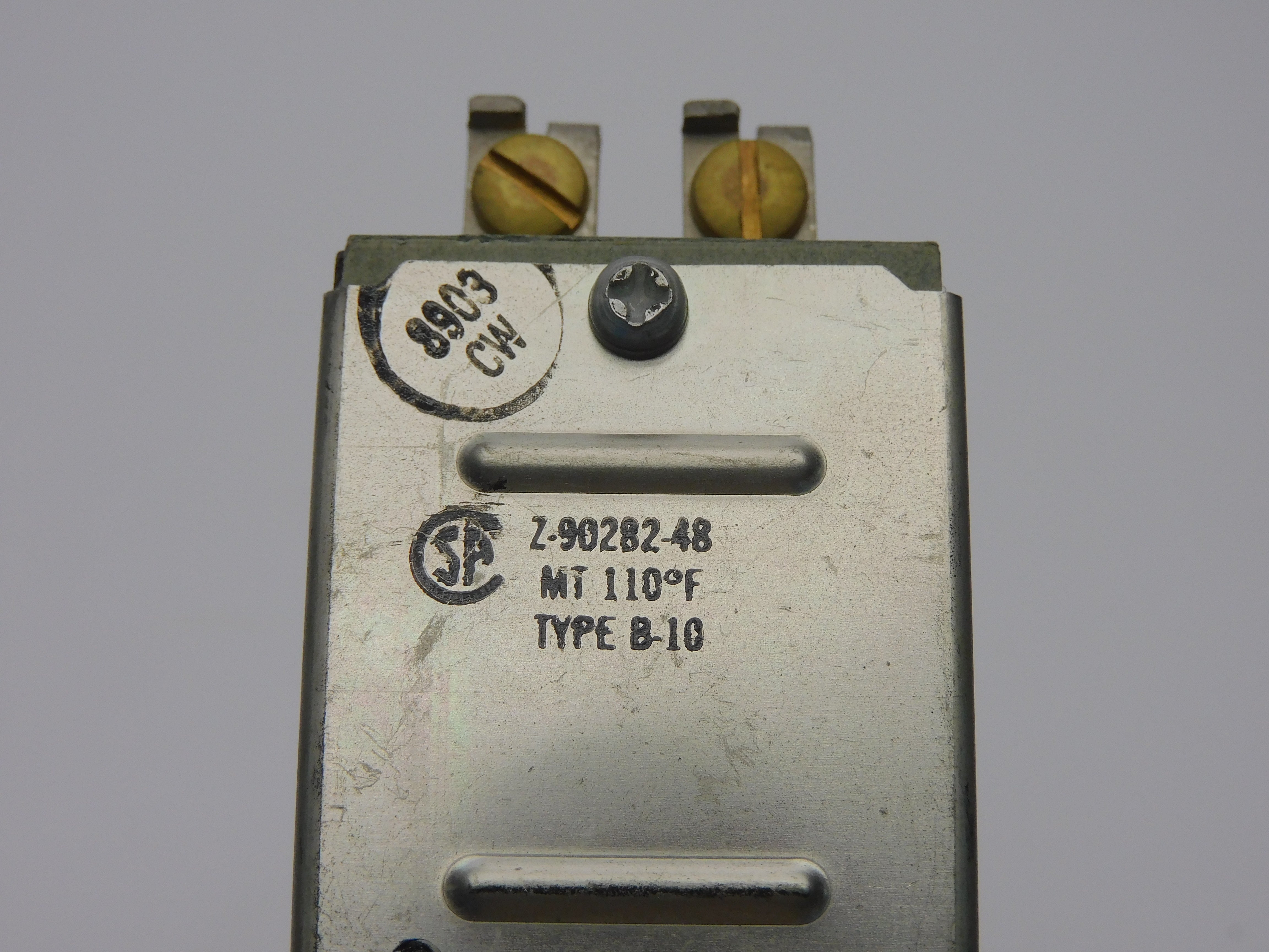 ROBERTSHAW CONTROLS Z-90282-48 B-10 250VAC 20A NSNP