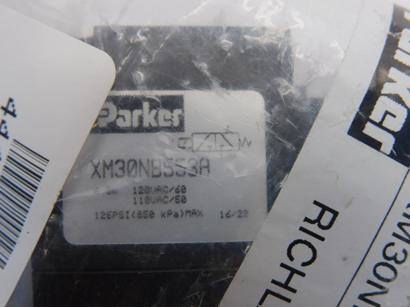 PARKER XM30NB553A 110/120VAC 125PSI NSMP