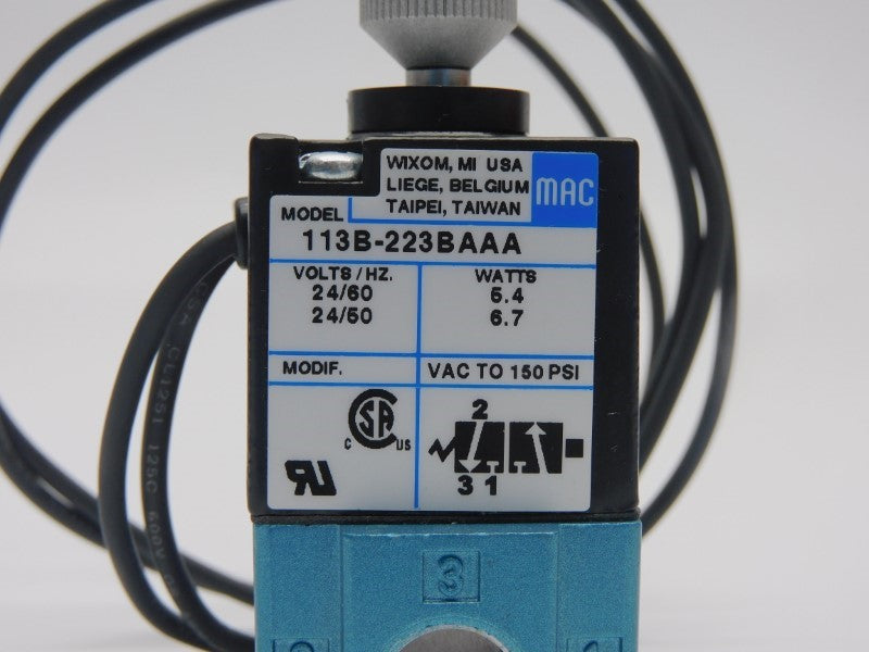 MAC 113B-223BAAA 24V 150PSI NSMP