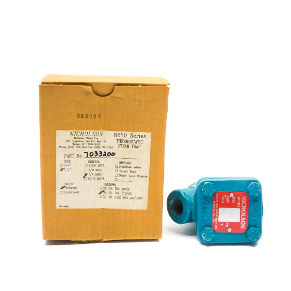 NICHOLSON 7033200 N653-FC 500PSI 1/2" NSMP