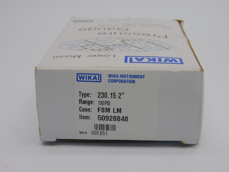 WIKA 50928848 100PSI NSMP