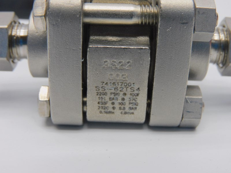 SWAGELOK SS-62TS4 100PSI NSMP