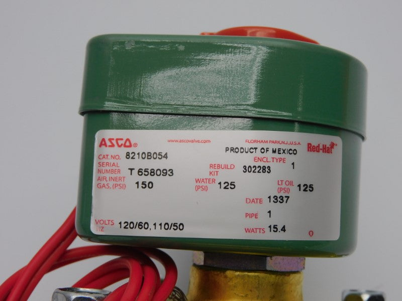 ASCO 8210B054 110/120V 125-150PSI 1" NSNP