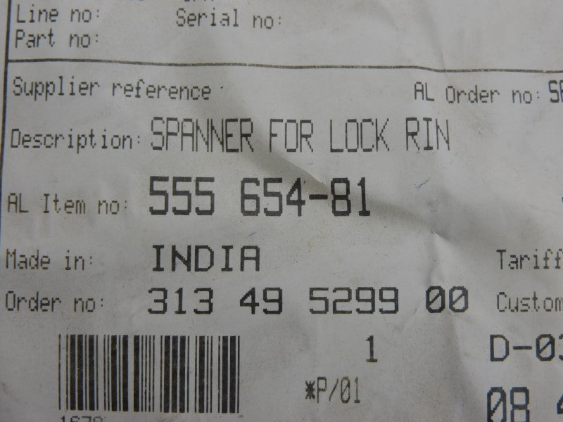 ALFA LAVAL 555654-81 UNMP