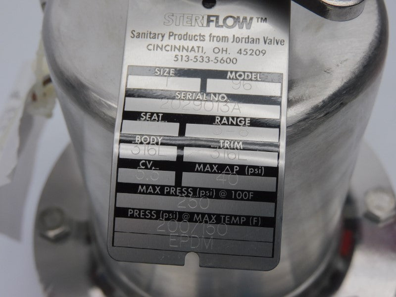 STERIFLOW 96 250PSI 1" NSNP