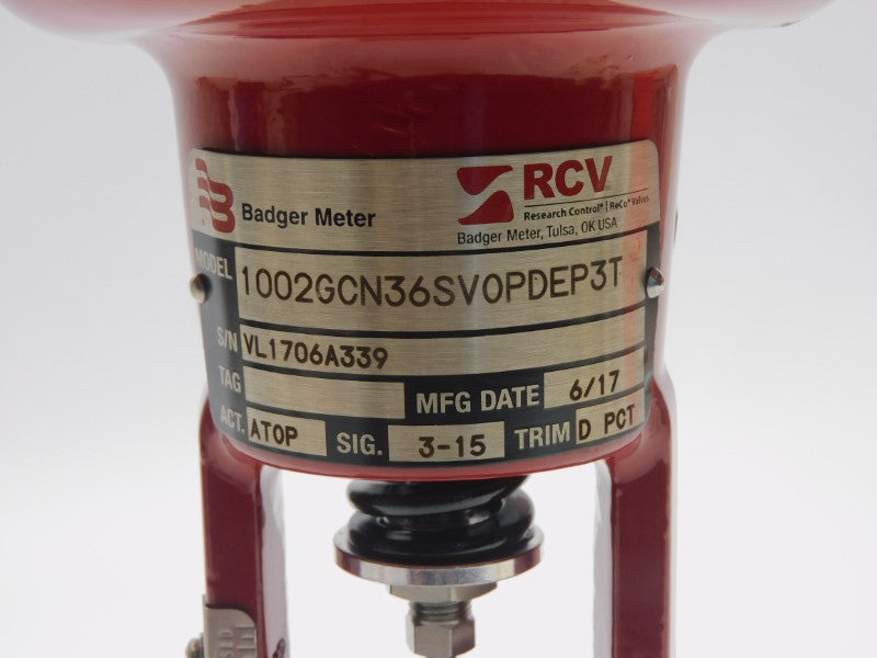 BADGER METER 1002GCN36SV0PDEP3T 3-15PSI NSNP