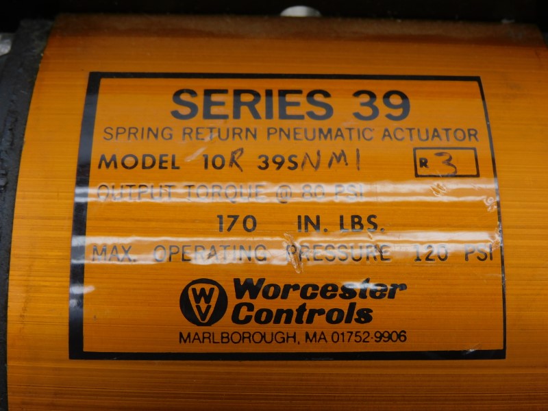 WORCESTER CONTROLS 10R39SNM1R3 120PSI (AS IS) UNMP