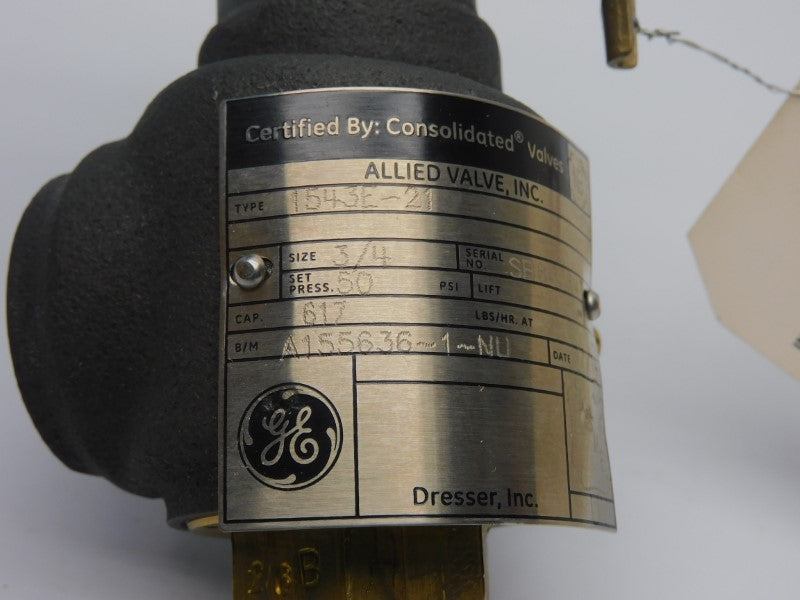 DRESSER 1543E-21 50PSI 3/4" NSMP