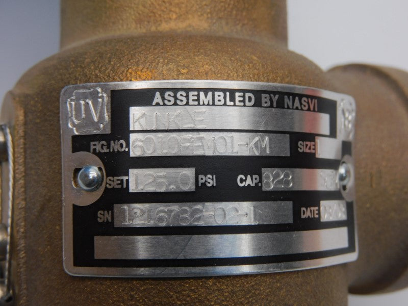 KUNKLE 6010FEM01-KM 125PSI 1" NSNP