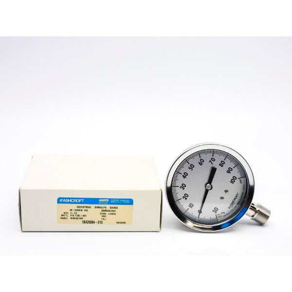 ASHCROFT 351009SW04L30IMV&100# 100PSI NSMP