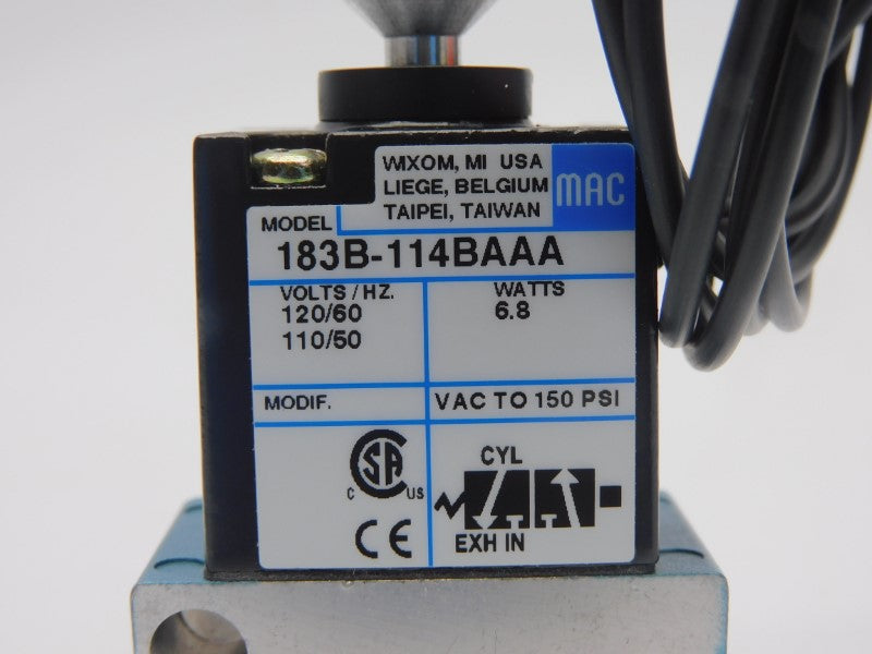 MAC 183B-114BAAA 110/120V 150PSI NSMP