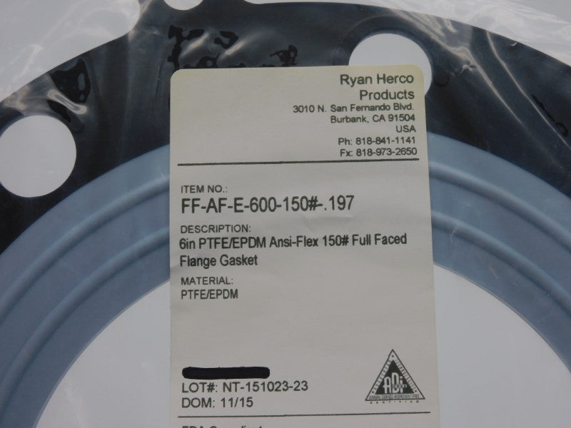 RYAN HERCO PRODUCTS FF-AF-E-600-150#-.197 NSMP