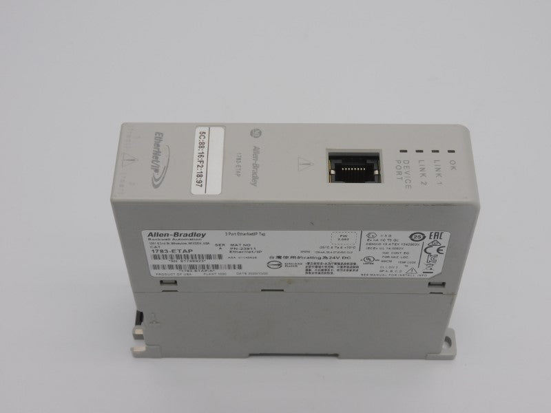 ALLEN BRADLEY 1783-ETAP SER. A F/W 2.002 24VDC NSNP