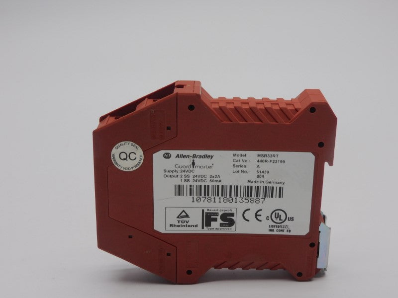 ALLEN BRADLEY 440R-F23199 MSR33RT SER. A 24VDC UNMP