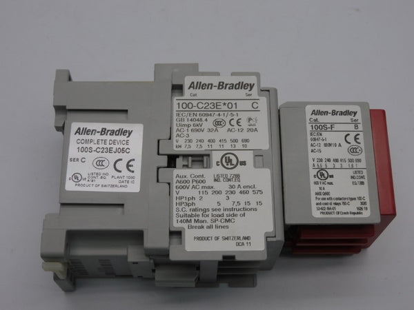 ALLEN BRADLEY 100S-C23EJ05C SER. C 24VDC 32A (BR/WH) NSMP