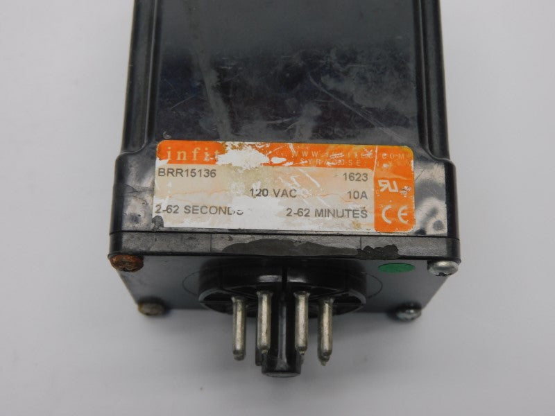 INFITEC BRR15136 120VAC 10A 2-62S/2-62M UNMP