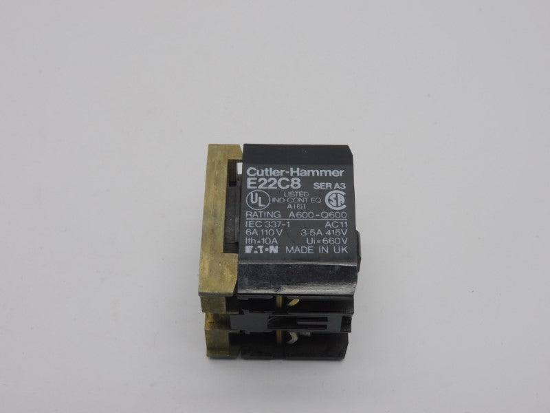 CUTLER HAMMER E22C8 SER. A3 660V 10A NSNP
