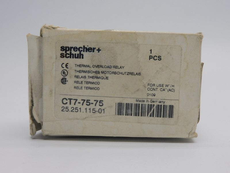 SPRECHER+SCHUH CT7-75-75 690V 60-75A NSMP
