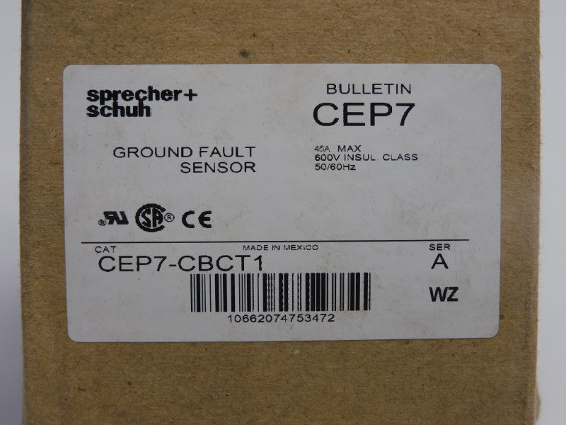 SPRECHER+SCHUH CEP7-CBCT1 SER. A 600V 45A NSMP