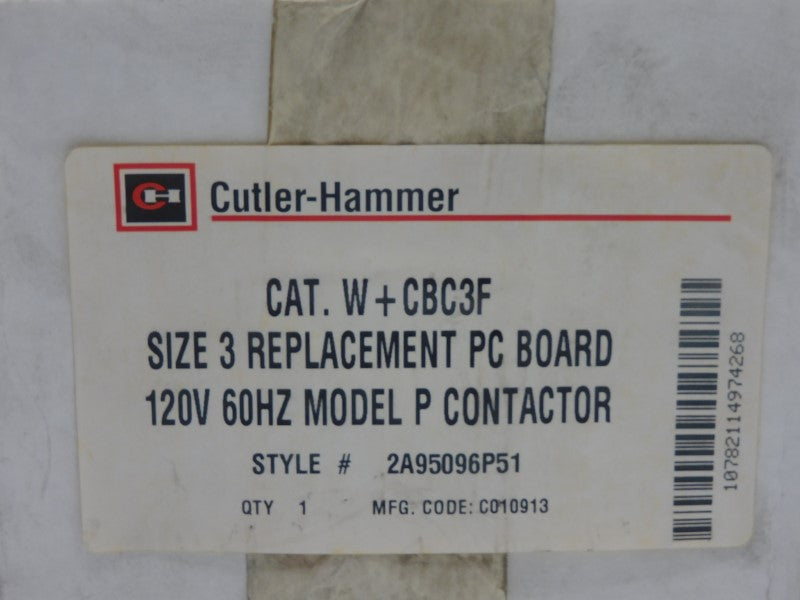 CUTLER HAMMER W+CBC3F 120V NSFS