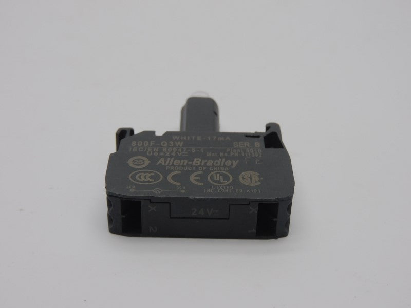 ALLEN BRADLEY 800F-Q3W SER. B 24V NSNP