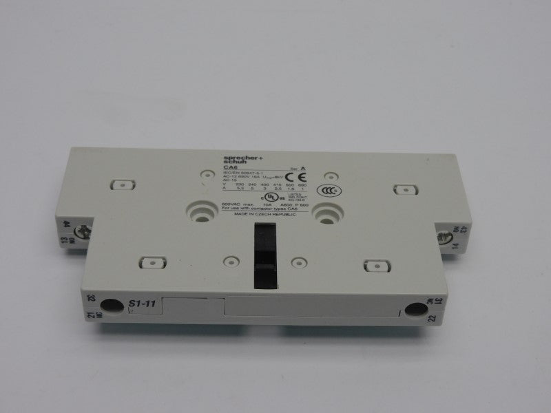SPRECHER+SCHUH CA6-S1-11 SER. A 690V 16A NSMP