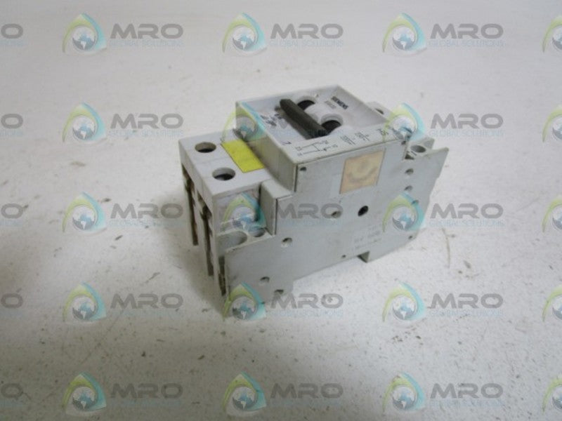 SIEMENS 5SX2216-6 CIRCUIT BREAKER 16A w/ 5SX91HS UNMP