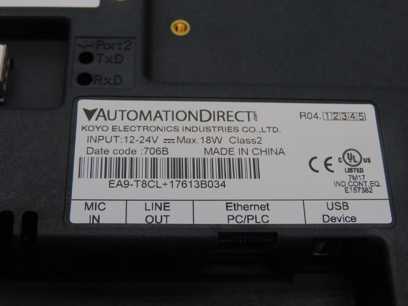 AUTOMATION DIRECT EA9-T8CL+17613B034 12-24V NSNP