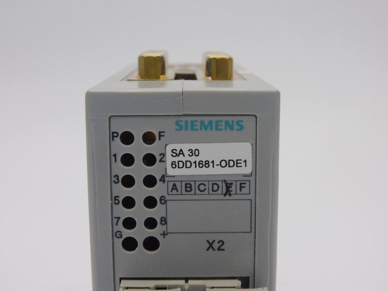 SIEMENS 6DD1681-0DE1 SA30 REV. 3 NSMP