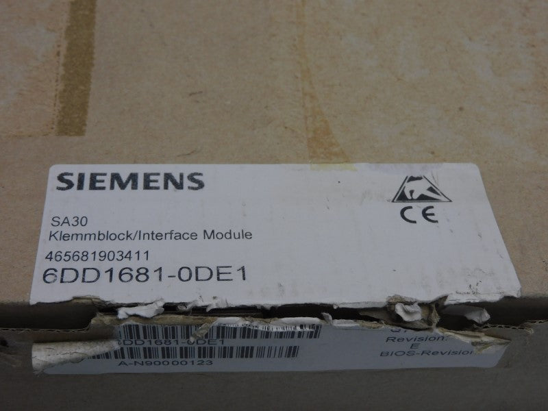 SIEMENS 6DD1681-0DE1 SA30 REV. 3 NSMP