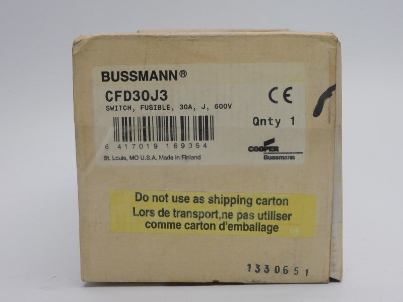 BUSSMANN CFD30J3 600VAC 30A NSMP
