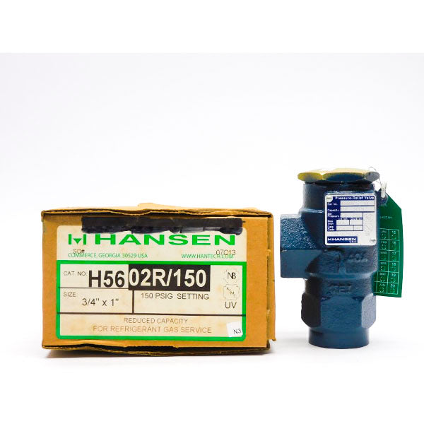 HANSEN H5602R/150 6A 150PSI 3/4" NSMP