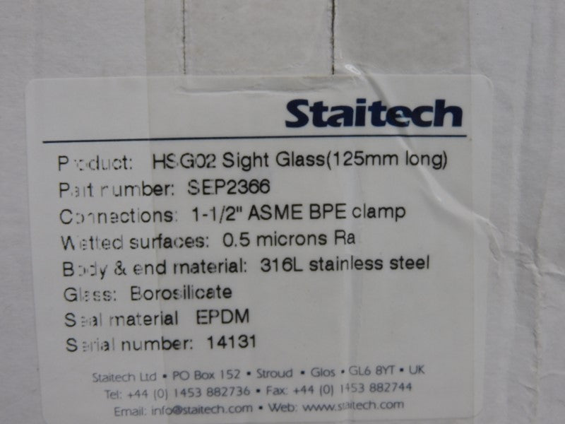 STAITECH SEP2366 HSG02 1-1/2" NSMP