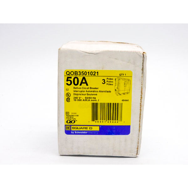 SQUARE D QOB3501021 240V 50A NSFS