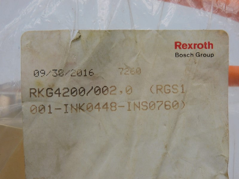REXROTH RKG4200/002.0 RGS1001-INK0448-INS0760 R911338976 NSMP