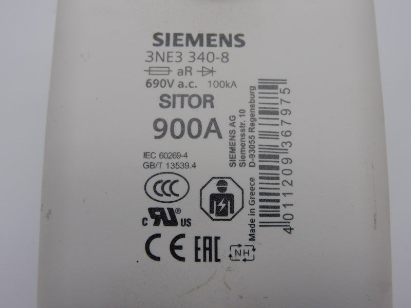 SIEMENS 3NE3340-8 690VAC 900A NSNP