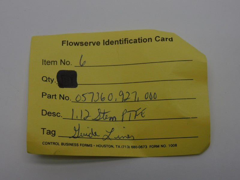 FLOWSERVE 057360.927.000 NSNP