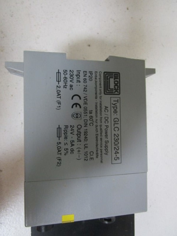 BLOCK AC/DC GLC230/24-5 NSNP