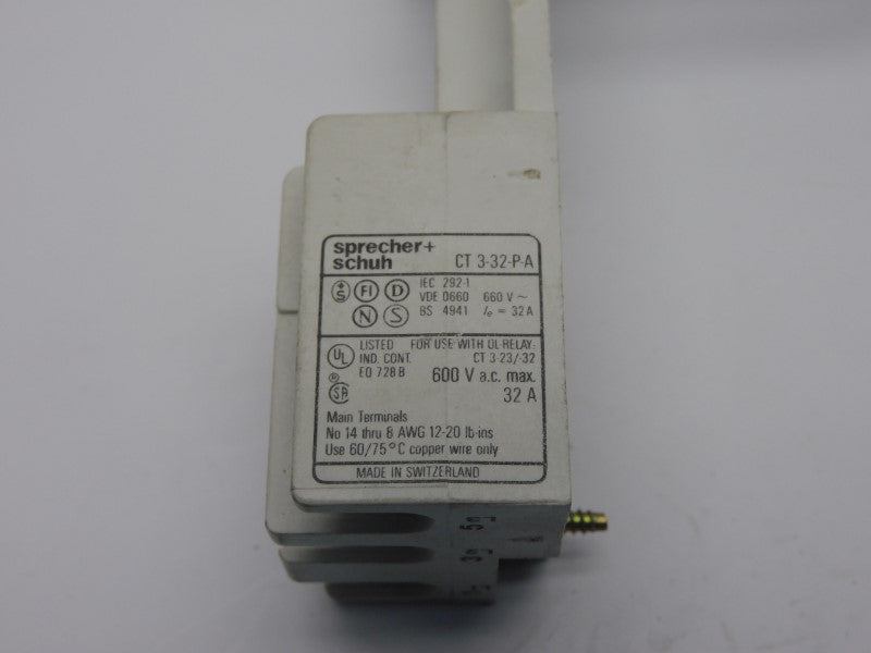 SPRECHER+SCHUH CT3-32-P-A 660V 32A NSNP