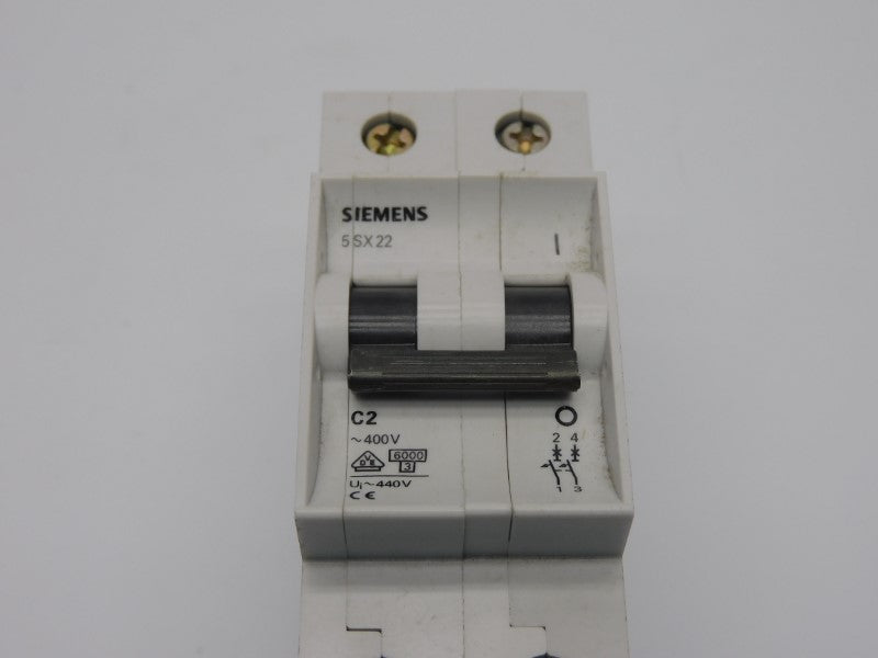 SIEMENS 5SX22-C2 400/440V 2A NSNP