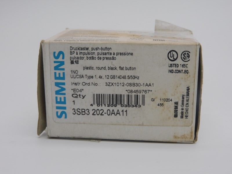SIEMENS 3SB3202-0AA11 NSMP