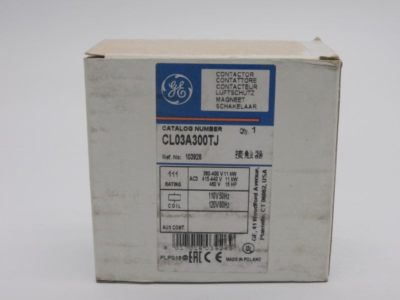 GENERAL ELECTRIC CL03A300TJ 110/120V 45A NSMP