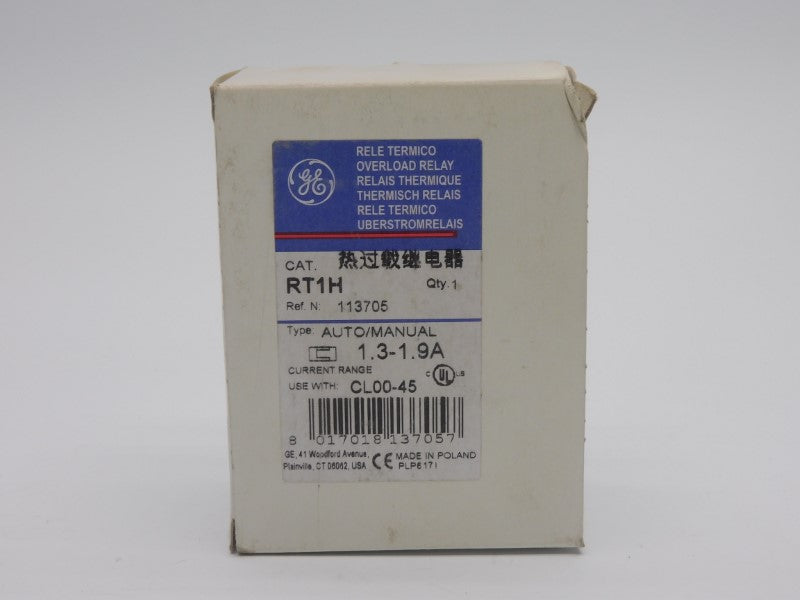 GENERAL ELECTRIC RT1H 690V 1.3-1.9A NSMP