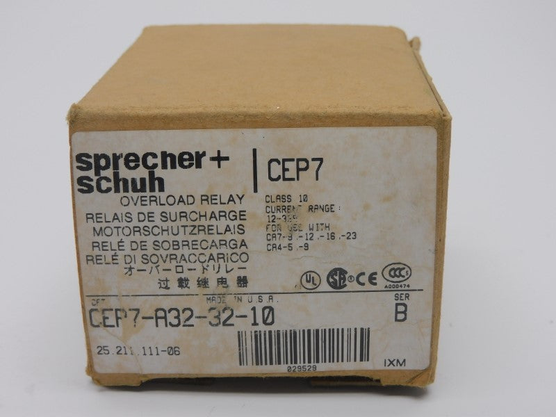 SPRECHER+SCHUH CEP7-A32-32-10 SER. B 690V 12-32A NSMP
