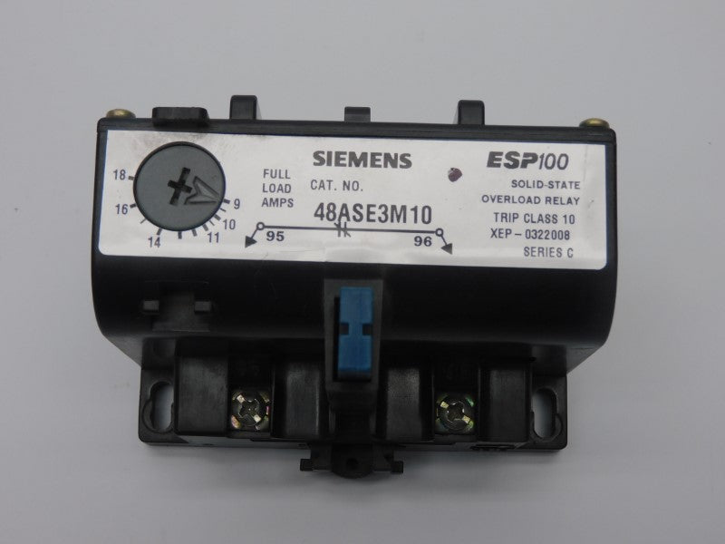 SIEMENS 48ASE3M10 SER. C 9-18A UNMP