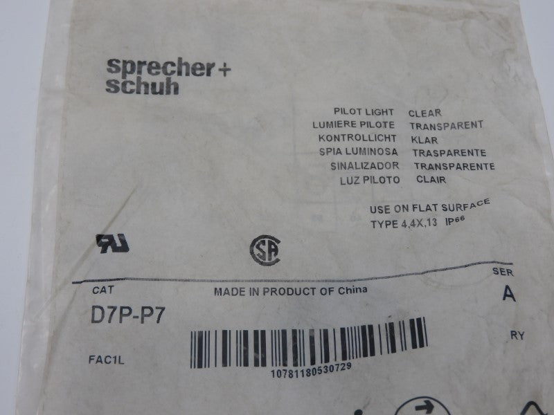SPRECHER+SCHUH D7P-P7 SER. A NSMP