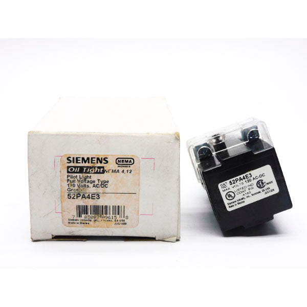 SIEMENS 52PA4E3 120VAC/DC NSMP