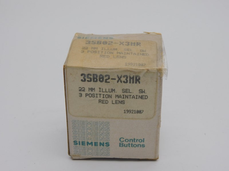 SIEMENS 3SB02-X3MR NSMP